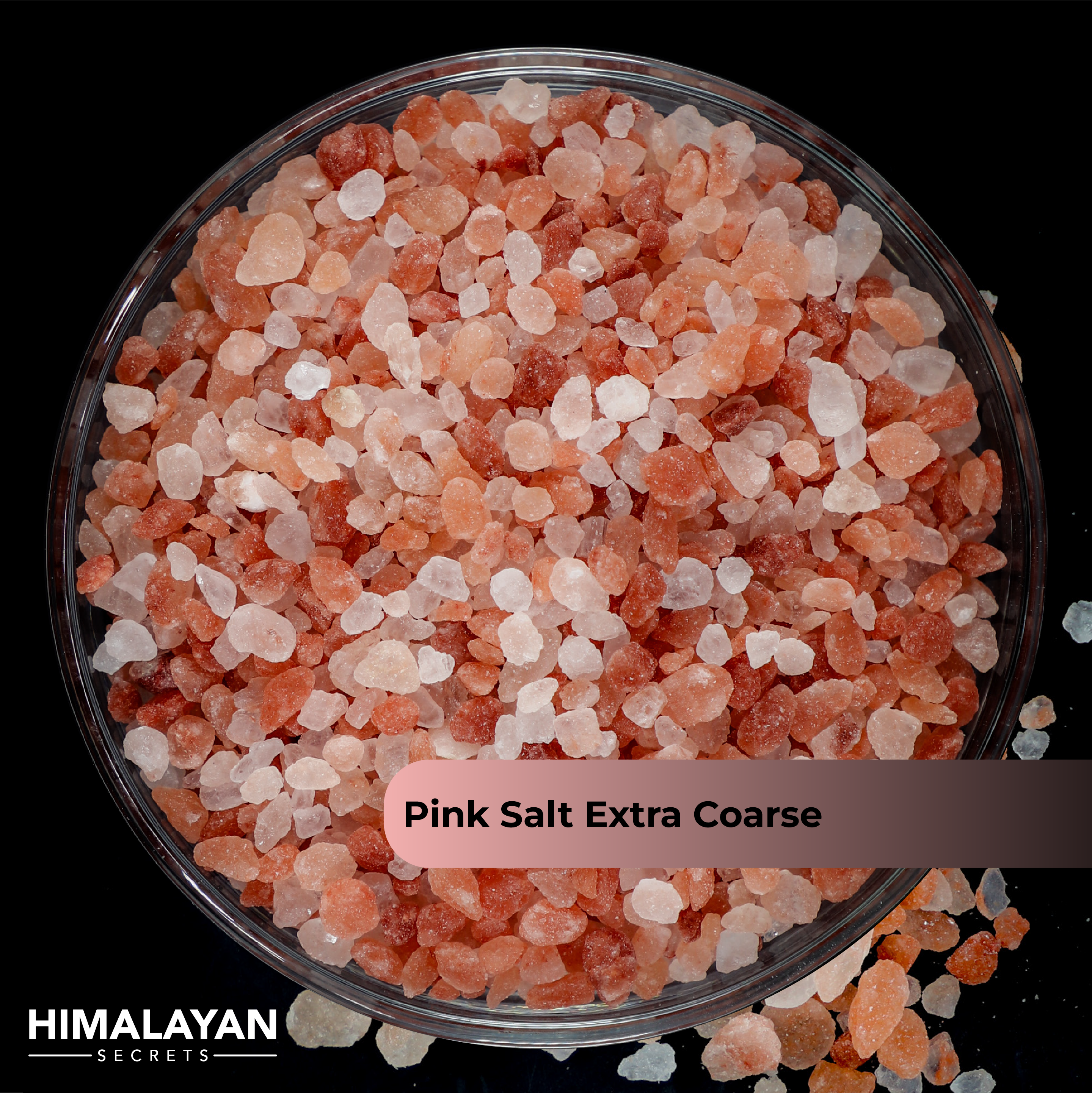 Raw Pink Salt (Standard Grain Sizes)